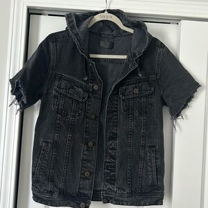 ASOS denim cut off jacket